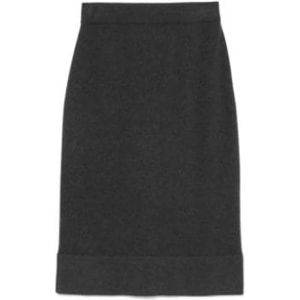 Brunello Cucinelli, Dames, Rokken, Zwart, Maat: S Wol,