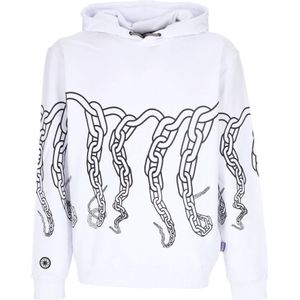 Octopus, Heren, Sweatshirts & Hoodies, Wit, Maat: XS Katoen,