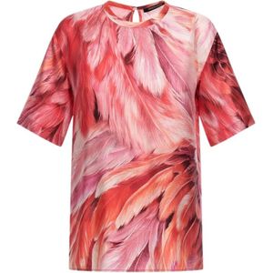 Roberto Cavalli, Dames, Tops, Roze, Maat: XS Zijde,