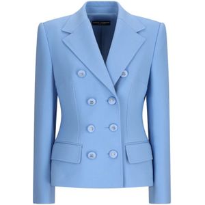 Dolce & Gabbana, Dames, Jassen, Blauw, Maat: L