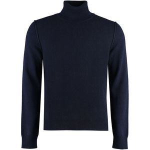 Maison Margiela, Heren, Truien, Blauw, Maat: M Kasjmier,