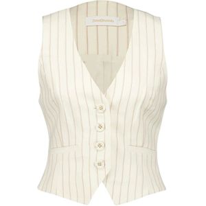 Zimmermann, Dames, Jassen, Beige, Maat: L Linnen,