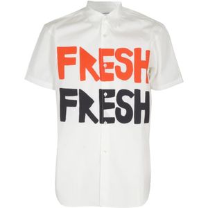 Comme des Garçons, Heren, Overhemden, Wit, Maat: L Katoen,
