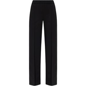 Dolce & Gabbana, Dames, Broeken, Zwart, Maat: 2XS Wol,