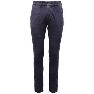 Harmont & Blaine, Heren, Broeken, Blauw, Maat: XS Leer,