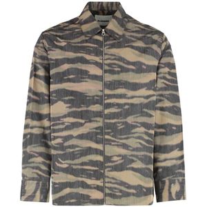 Jil Sander, Heren, Jassen, Veelkleurig, Maat: M Zijde,