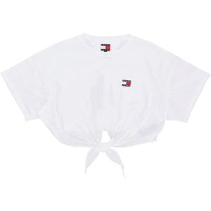 Tommy Hilfiger, Dames, Tops, Wit, Maat: M Katoen,