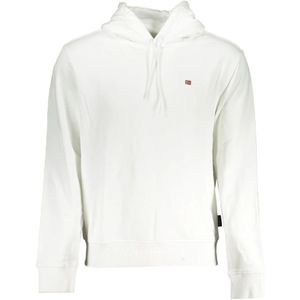 Napapijri - Hoodie - Wit - Katoen - 80% Katoen, 20% Polyester