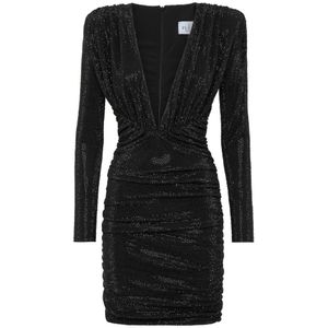 Philipp Plein, Dames, Jurken, Zwart, Maat: M Poliester,