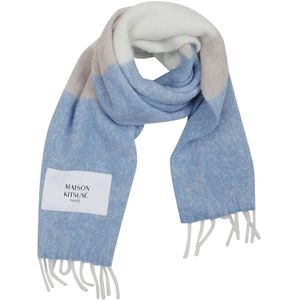 Maison Kitsuné, Heren, Accessoires, Blauw, Maat: ONE Size Wol,