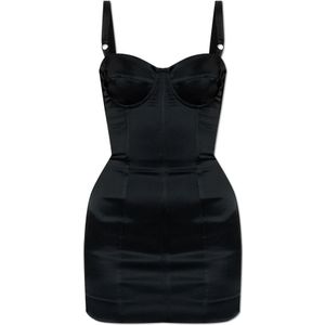 Dolce & Gabbana, Dames, Jurken, Zwart, Maat: XS