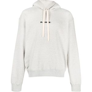 Jil Sander, Heren, Sweatshirts & Hoodies, Grijs, Maat: M Katoen,