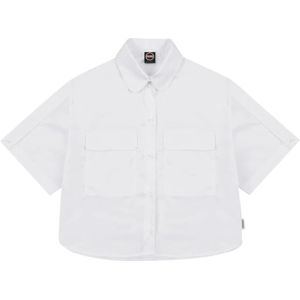 Colmar, Dames, Blouses & Shirts, Wit, Maat: XS Katoen,