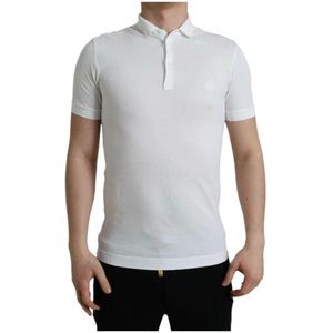 Dolce & Gabbana, Heren, Tops, Wit, Maat: XS Katoen,