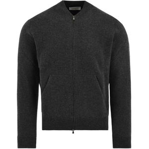 Filippo De Laurentiis, Heren, Truien, Grijs, Maat: L Wol,