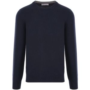 Brunello Cucinelli, Heren, Truien, Blauw, Maat: M Kasjmier,