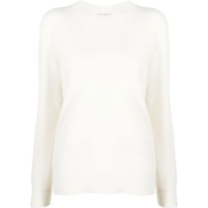 Brunello Cucinelli, Dames, Truien, Wit, Maat: M Zijde,