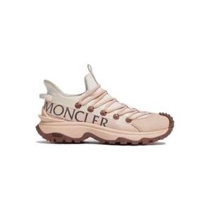 Moncler Roze Sneakers met Reflecterende Veters , Pink , Dames , Maat: 40 EU