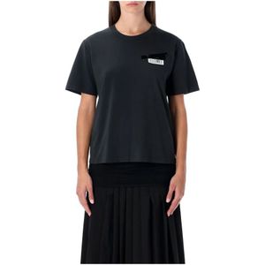 MM6 Maison Margiela, Dames, Tops, Zwart, Maat: XS Wol,