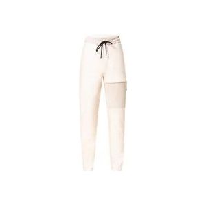 Woolrich Slim Fit Elastische Taille Sweatpants , Beige , Heren , Maat: 2XL