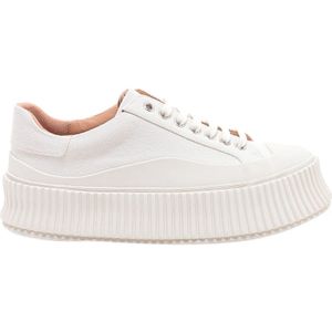 Jil Sander, Dames, Schoenen, Wit, Maat: 40 EU
