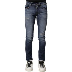 Dolce & Gabbana, Heren, Jeans, Blauw, Maat: XS Denim,