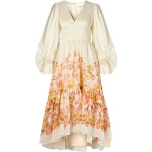 Malina, Dames, Jurken, Veelkleurig, Maat: S Katoen,