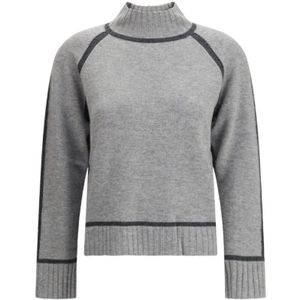 Max Mara, Dames, Truien, Grijs, Maat: S Wol,