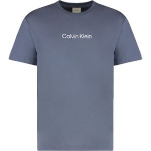Calvin Klein, Heren, Tops, Grijs, Maat: M Katoen,