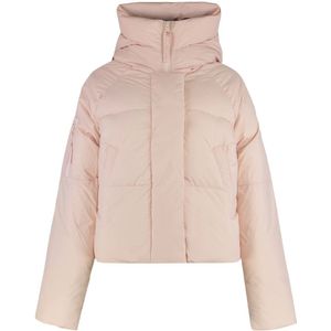 Canada Goose, Dames, Jassen, Roze, Maat: XS Leer,