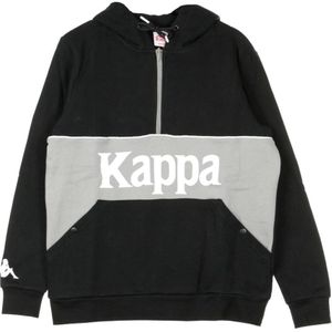 Kappa, Heren, Sweatshirts & Hoodies, Zwart, Maat: S