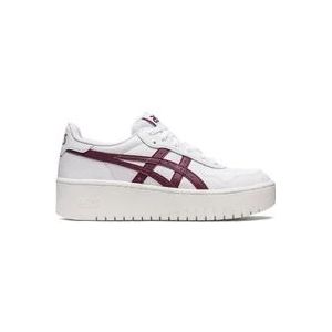 Asics Platform Tussenzool Synthetisch Leren Sneakers , White , Dames , Maat: 35 1/2 EU