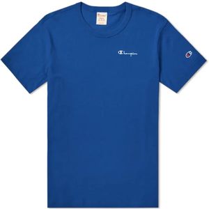 Champion, Heren, Tops, Blauw, Maat: XL Katoen,
