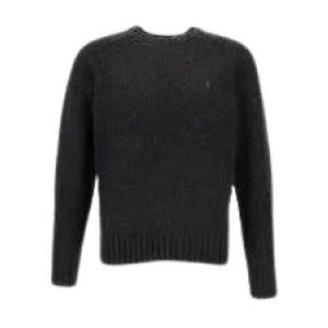 Polo Ralph Lauren, Heren, Truien, Grijs, Maat: M Leer,