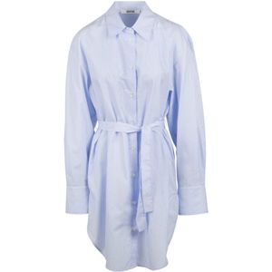 Mauro Grifoni, Dames, Jurken, Blauw, Maat: XS Katoen,