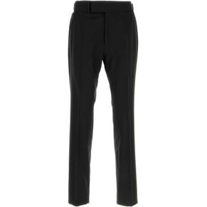 Tom Ford, Heren, Broeken, Zwart, Maat: XL Wol,