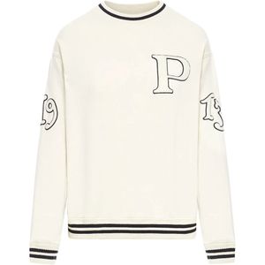 Prada, Dames, Sweatshirts & Hoodies, Wit, Maat: XS Katoen,