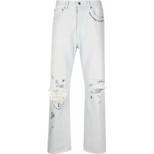 Golden Goose, Heren, Jeans, Blauw, Maat: W30 Denim,