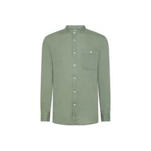 Woolrich Groene Casual Overhemden , Green , Heren , Maat: M