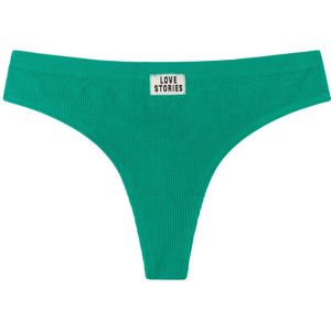 Love Stories, Dames, Ondergoed, Groen, Maat: M Katoen,