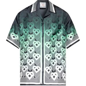 Casablanca, Heren, Overhemden, Veelkleurig, Maat: S Zijde,