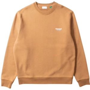 Edmmond Studios, Heren, Sweatshirts & Hoodies, Bruin, Maat: M Katoen,