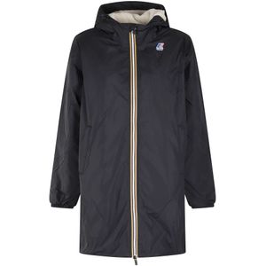 K-Way, Dames, Mantels, Zwart, Maat: S Nylon,