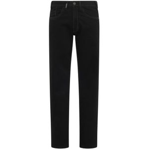 Carlo Colucci, Heren, Jeans, Zwart, Maat: W32 L30 Katoen,