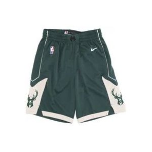 Nike NBA Swingman Basketbalshorts , Green , Heren , Maat: L