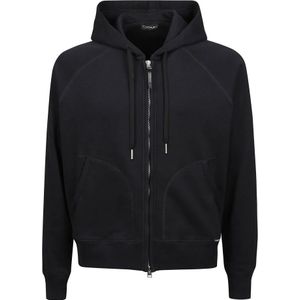 Tom Ford, Heren, Sweatshirts & Hoodies, Zwart, Maat: XL Katoen,