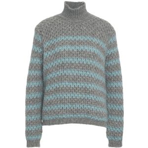 Roberto Collina, Dames, Truien, Grijs, Maat: S