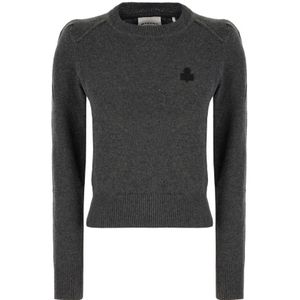 Marant étoile, Dames, Truien, Grijs, Maat: M Katoen,