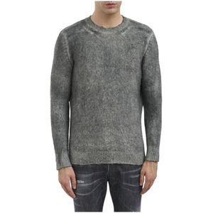 Avant Toi, Heren, Truien, Grijs, Maat: S Katoen,