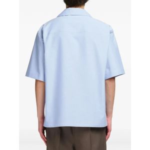 Marni, Heren, Overhemden, Blauw, Maat: 3XL Katoen,